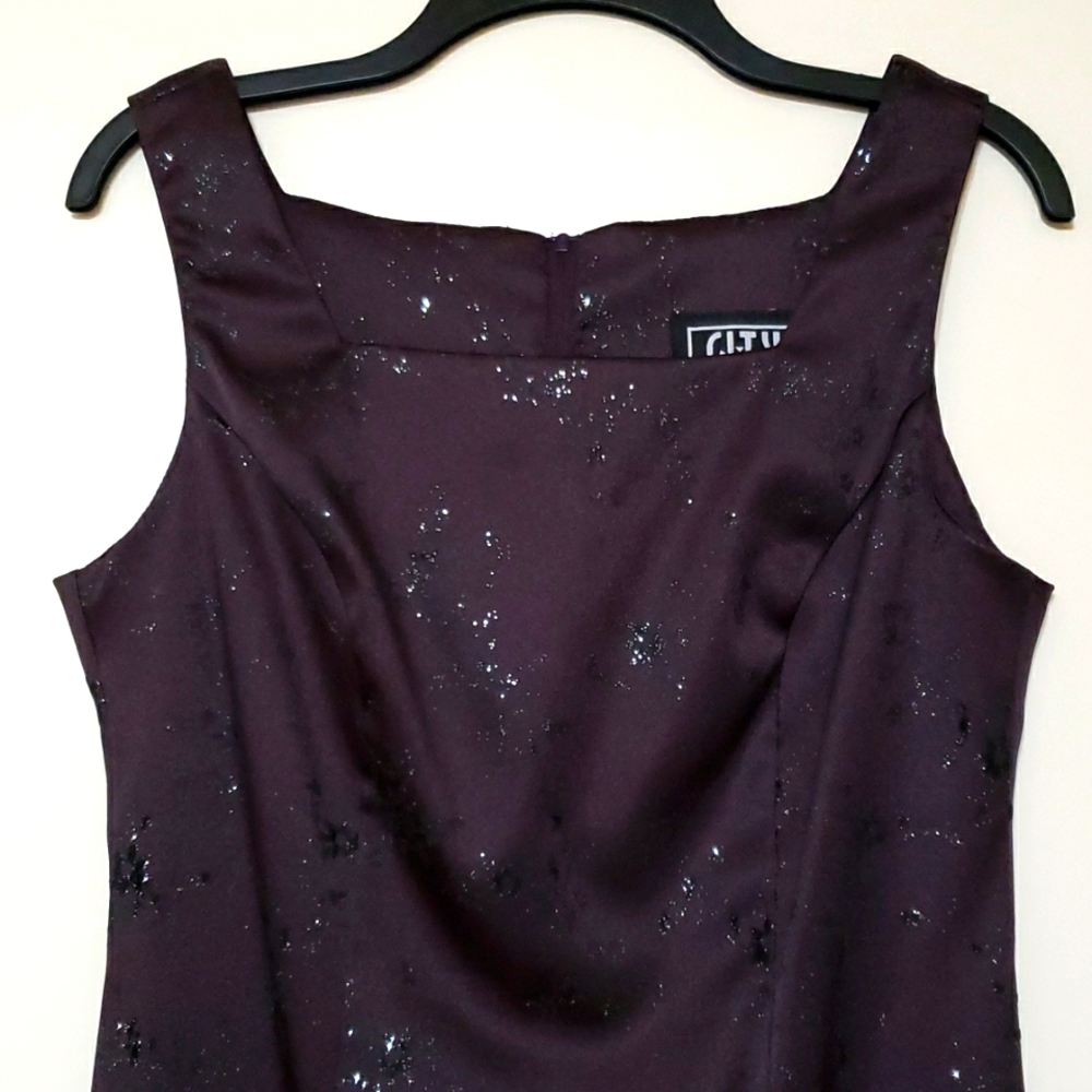 City Triangles Dark Purple Dress - Picture 2 of 12